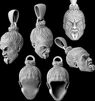 Maori Head Pendant | 3D