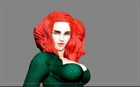 MERA AQUAMAN DC PRINTABLE STATUE | 3D