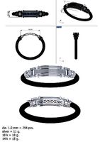 bangle dimond | 3D
