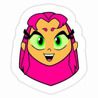 TEEN TITANS GO STARFIRE COOKIE-FONDANT CUTTER WITH MARKER | 3D