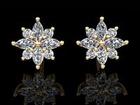Pusets with diamonds  | 3D