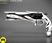 Lumina exotic hand cannon | 3D