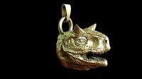 Carnotaurus sastrei head pendant | 3D