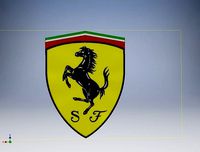 Ferrari Logo | 3D