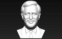 Steven Spielberg bust 3D printing ready stl obj formats | 3D