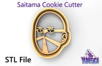 Saitama from One Punch Man Cookie Cutter STL file | 3D