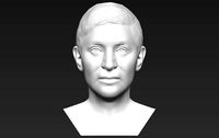 Ellen Degeneres bust 3D printing ready stl obj formats | 3D