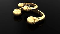 Bracelets skulls for men and women | 3D