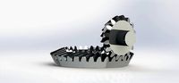 Spiral Bevel Gear - RATIO 2 TEETH 16 32 | 3D