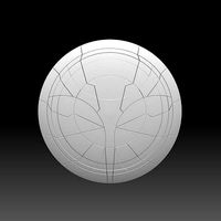 Taskmaster Shield for cosplay Black Widow Marvel   | 3D