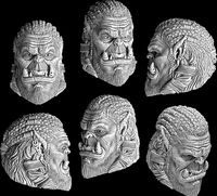 Durotan head | 3D
