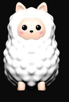 Cute Alpaca | 3D