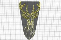 Deer Geometric  | 3D