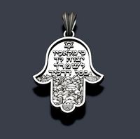 Hamsa pendant | 3D