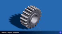 18-Tooth Spur Gear 03 | 3D