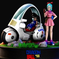 Goku and Bulma - Dragonball | 3D