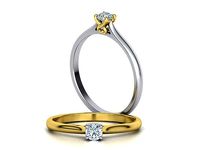 Solitaire Engagement ring Heart design head 3dmodel | 3D