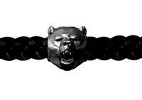 Bracelet Animal roar Bear head Highpoly  | 3D