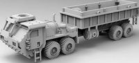 WoWBuildings Gun Truck including missle tanker and trailer | 3D