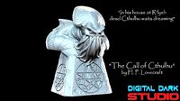 Cthulhu The Great Old One Bust - Lovecraft  | 3D