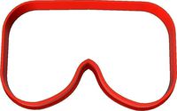0149 Snowboarding goggles cookie cutter  | 3D