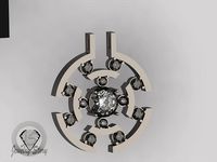pendant 14k | 3D