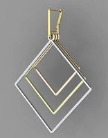 Earrings Series Geometric  1 | 3D