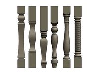 Simple Balusters | 3D