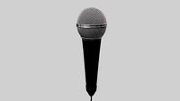 Microphone 3D model