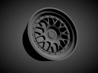 BBS E87 scalable and printable rim | 3D