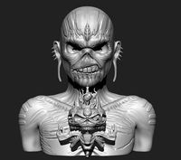 Eddie Iron Maiden  Stl for Print  | 3D