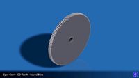 120-Tooth Spur Gear 03 | 3D