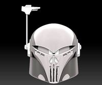 3d printable NightShade Mandalorian Helmet Sabine Wren Punisher | 3D