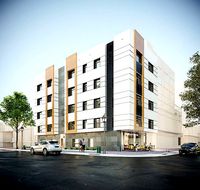 Residential Building Exterior Scene 3D model Day Rainy and Night