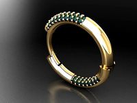 Y67- Diamond Cartilage earrings | 3D