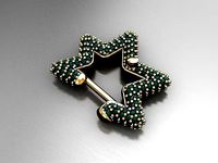 Y59- Diamond Cartilage earrings | 3D