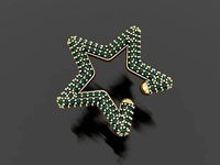 Y58- Diamond Cartilage earrings | 3D