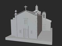 Portuguese Church in Algarve | 3D