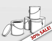 Cartoon high quality buckets