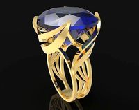 Ring with gems - 6 | 3D