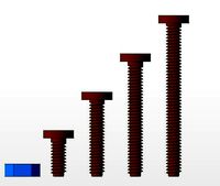 M5 screws and nut collection | 3D