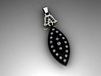 H10- Diamond Necklace | 3D