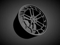 Vossen LC2-C1 scalable and Printable rim  | 3D