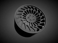 Vossen ML-R2 scalable and Printable rim | 3D