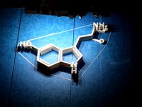 Serotonin Molecule by CharlesDesign