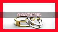 GUCCI style Ring | 3D