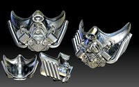 hotrod V8 facemask | 3D