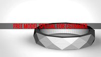 Prisma Style Shaped Ring for CGtrader | 3D