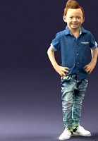 Stylish funny boy 0270 3D Print Ready | 3D