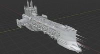 Space Hulk Ship Adeptus Astartes | 3D